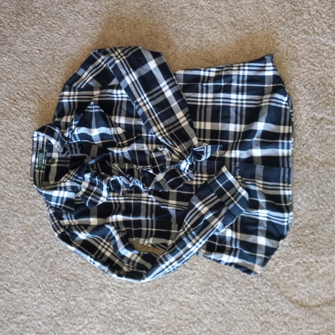 Plaid Shirt Brand Lauren Ralph Lauren Size Large